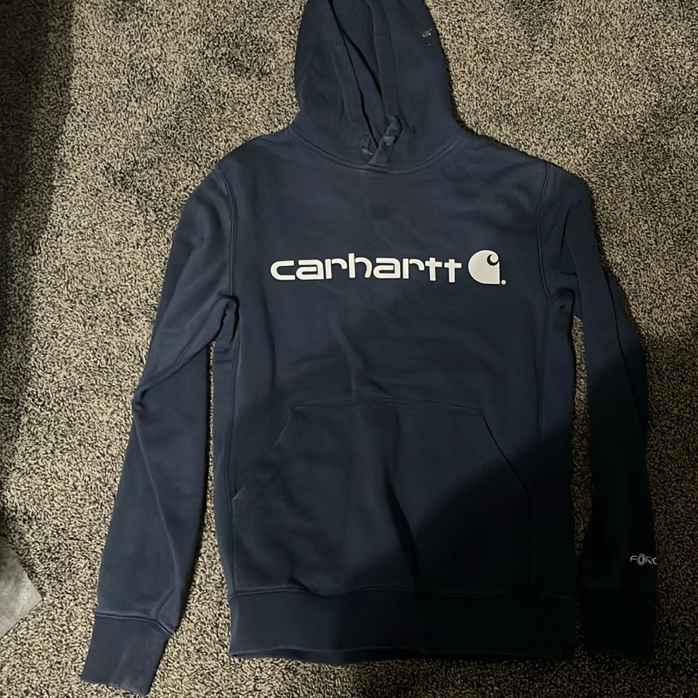 Men’s small size Carhartt brand hoodie used but good condition